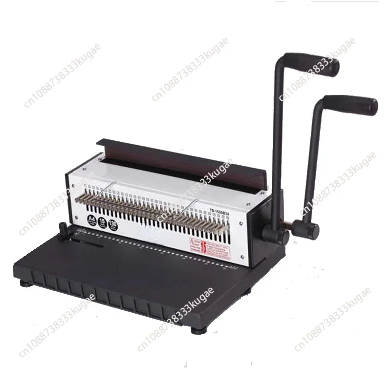 A4 Binder Puncher Machine 1pc Manual Wire Binding Machine 34 Holes Metal Spiral Wire Spool Binding Machine