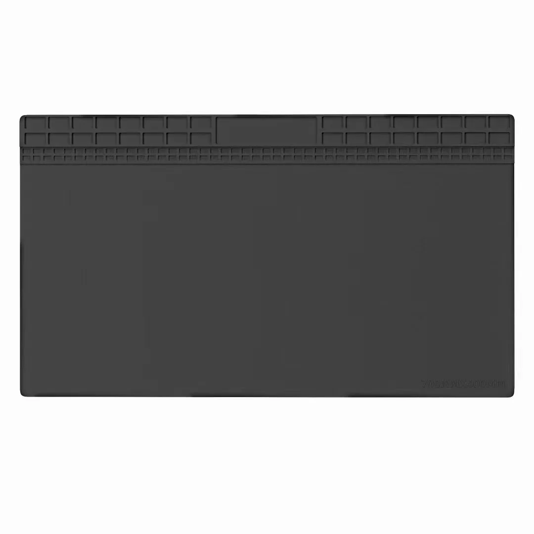 ESPLB أكبر 700x400 مللي متر إصلاح العزل لوحة العمل حصيرة السيليكون النقي رمادي/أزرق/أسود بغا محطة لحام مقاومة للحرارة