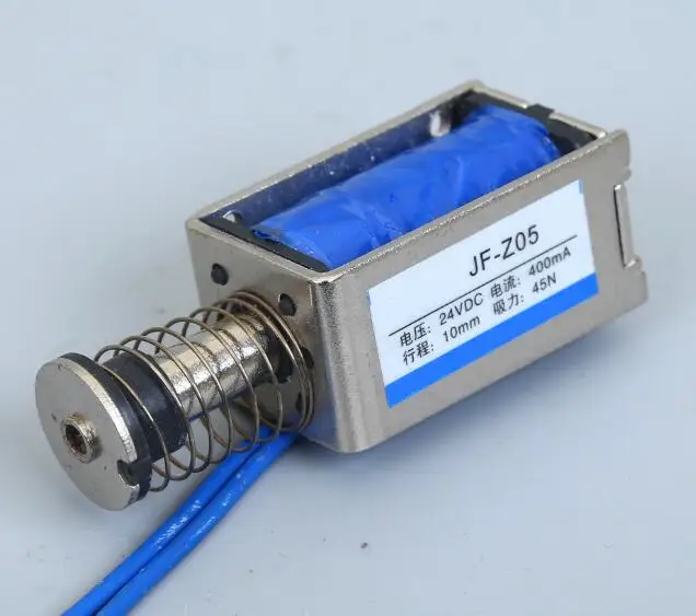 JF-Z05 Push-pull frame type MQ8-Z05 DC electromagnet DC12V DC24V Suction 45N