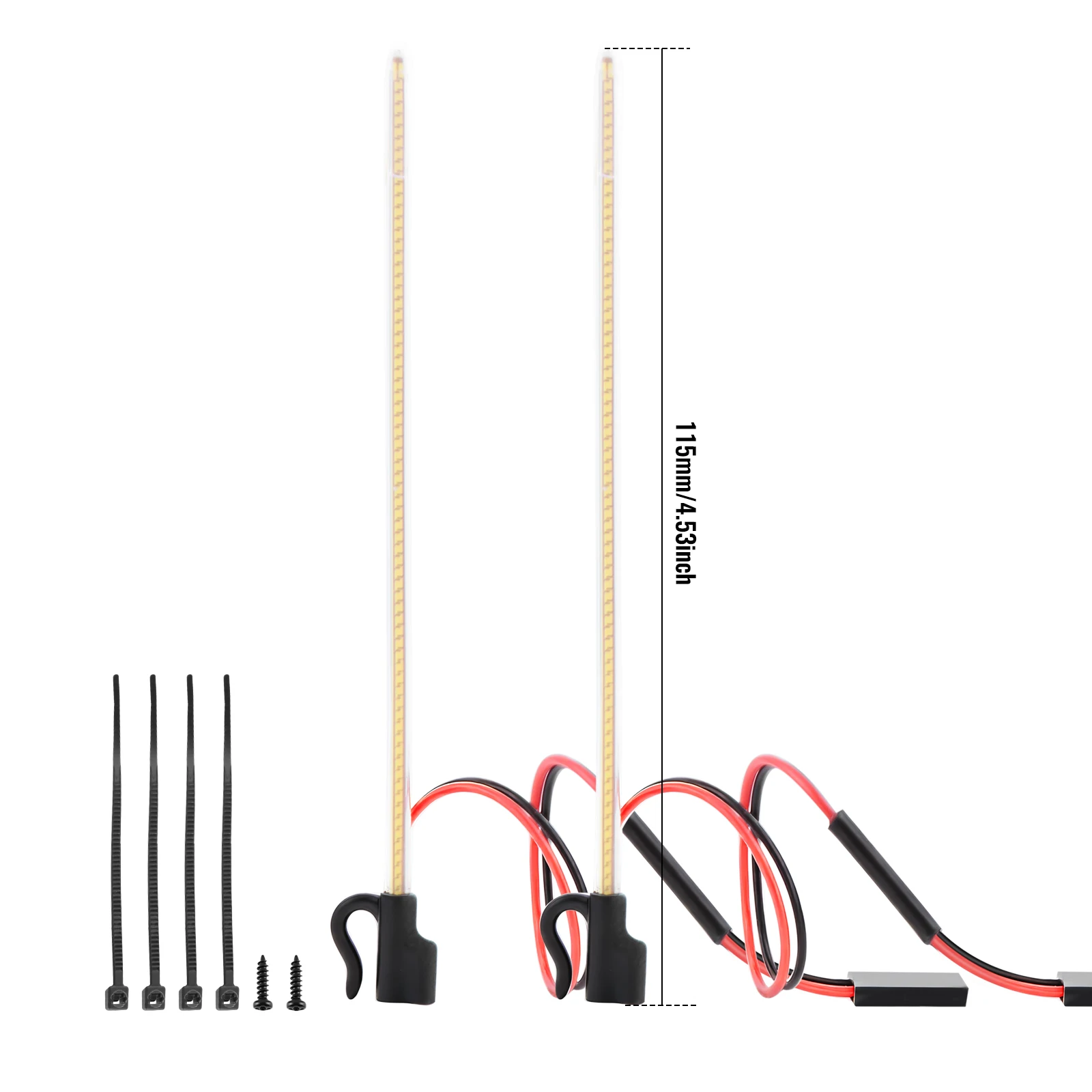 ไฟเสาอากาศ LED RC แบบยืดหยุ่น  - Diy Rc Electronics บทวิจารณ์และราคา