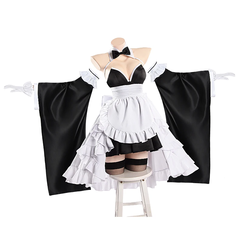 

Game IJN Shimanto Maid Dress Party Dress Women Halloween Costumes Azur Lane IJN Shimanto Cosplay Costume 2026