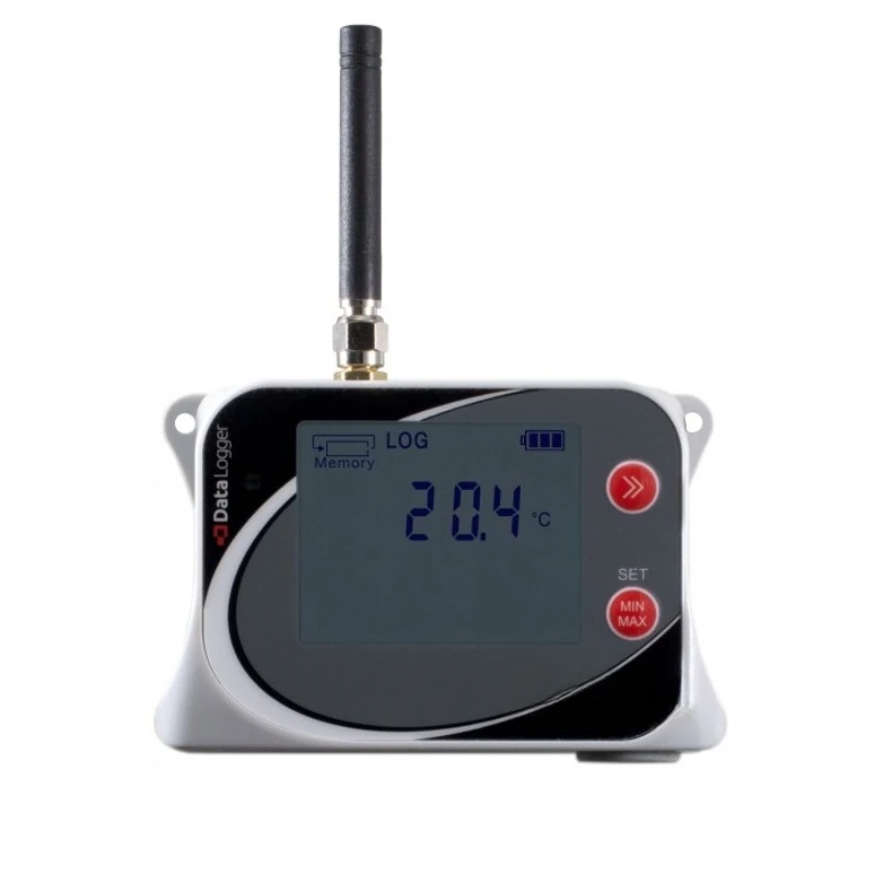 Industrial-grade high-stability battery-powered GSM wireless real-time transmission temperature data logger