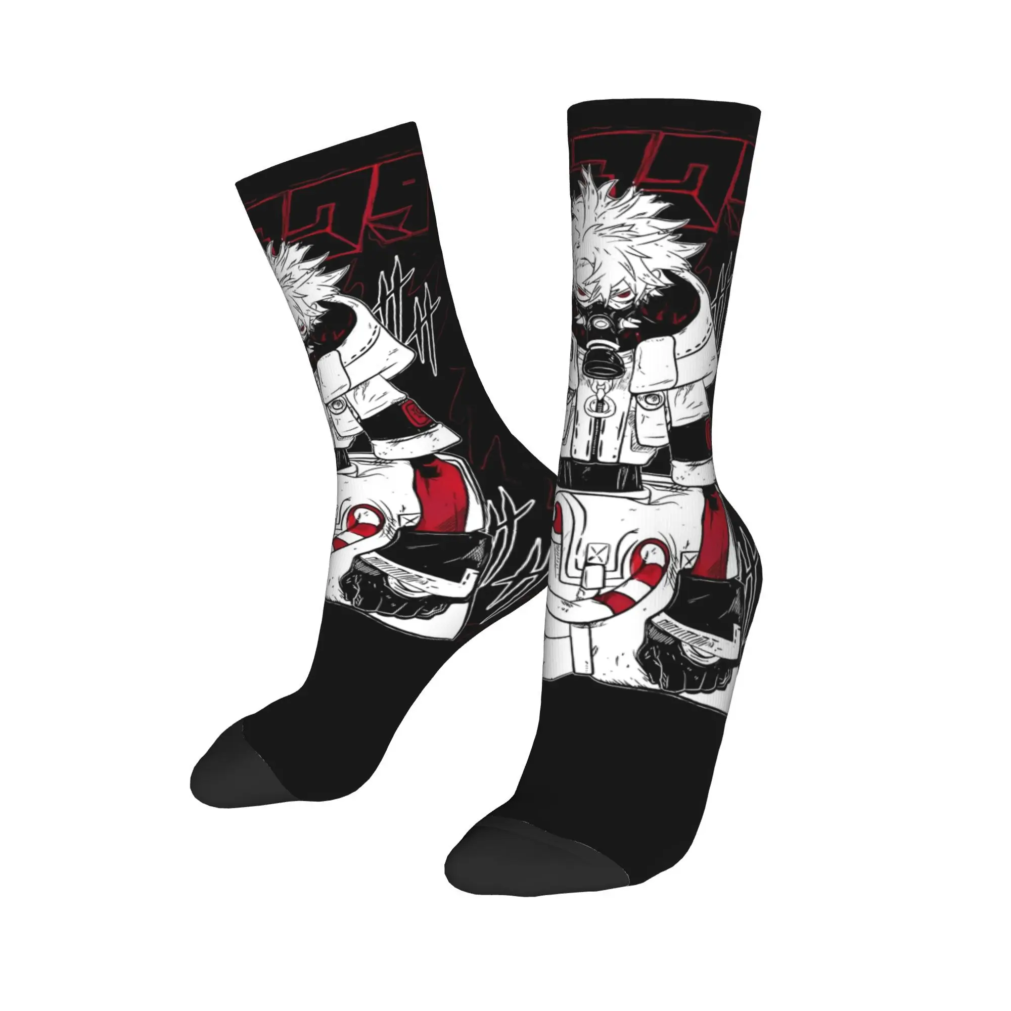 

Funny Rudo Surebrec Gachiakuta Anime Sports Socks Polyester Long Socks for Women Men Sweat Absorbing