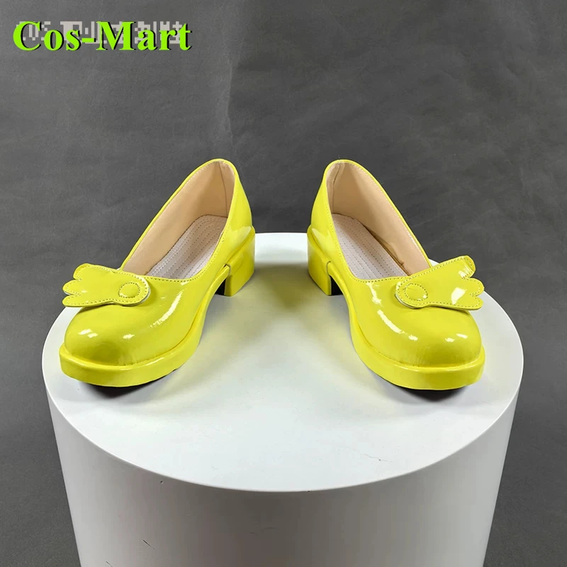 

Cos-Mart Cardcaptor Sakura Shoes Cosplay Yellow Cosplay Egg Yolk Shoes Custom Role Play Clothing Hallowmas Men Women