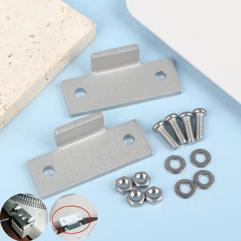 Turntable Dust Cover Hinge Repair Kit Hinge Brackets With Screws Washers Nut For Technics SL-D2 3200 Q3
