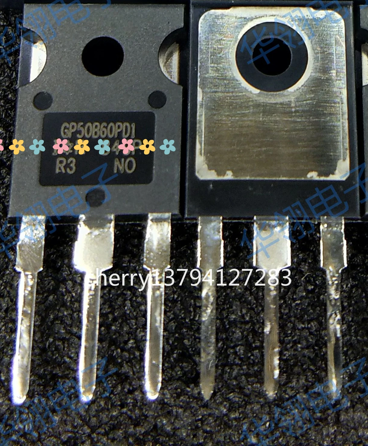 （1PCS）IRGP50B60PD1PBF TO-247 600V 75A/45A 390W IGBT  Electronic Components & Supplies