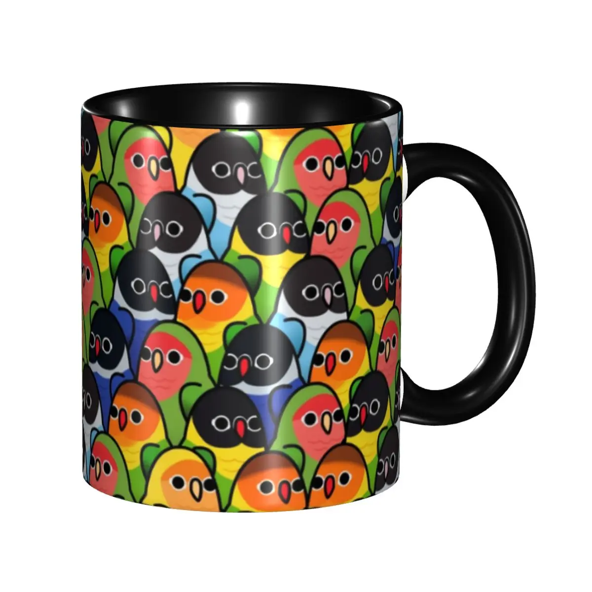 

Parrot Birds Cockatiel Squad Coffee Mugs DIY Personalized Ceramic Milk Tea Mug Cup