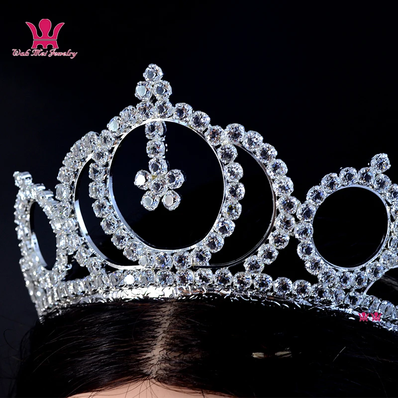 Zircão tiara cristal strass coroas nupcial casamento acessórios de cabelo princesa rainha formal festa baile noite clup mostrar mo190