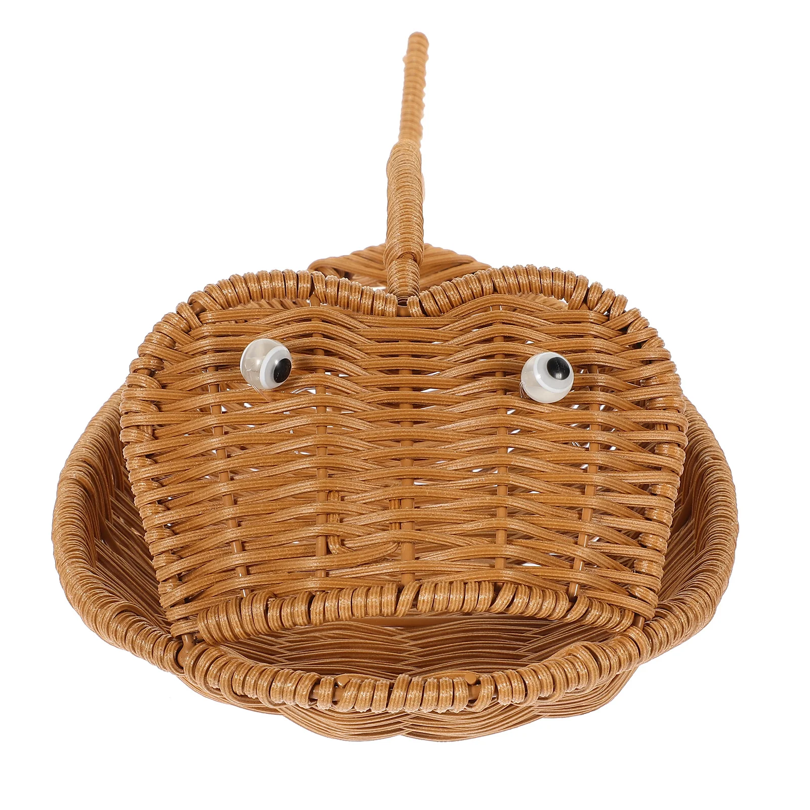 

Корзина в форме рыбы из искусственного ротанга, тканый лоток для хранения фруктов, держатель для хлеба, кухонная столешница, корзина для хранения десертов