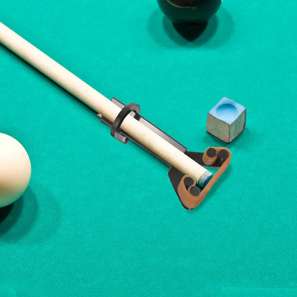 

2Pcs Pool Cue Tip Repair Kit Elastic Clamp Lightweight Durable Tool for Billiard Cue Maintenance Supplies Plastic Burnisher