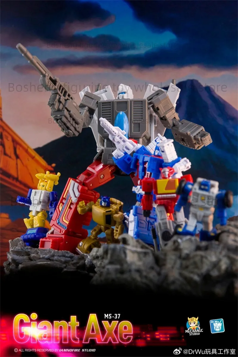 [IN VOORRAAD] Transformed Toys Dr. Wu en MFT Collaborate MS-37 MS-37M MS-37D Giant Axe Broadside Action Figure