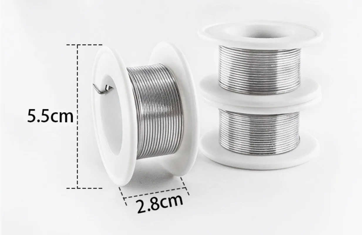 20/100g Easy Melt Solder Wire Stainless Steel Low Temperature Aluminum Copper Iron Metal Weld Cored Welding Wires Soldering Rods