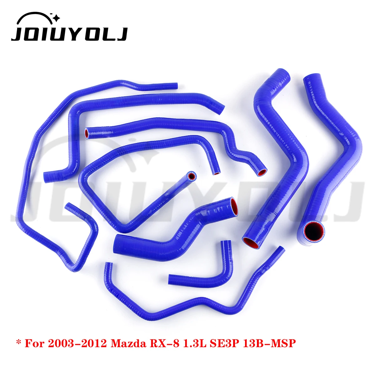 Silicone Radiator & Heater Coolant Hose Kit For 2003-2012 Mazda RX-8 1.3L SE3P 13B-MSP