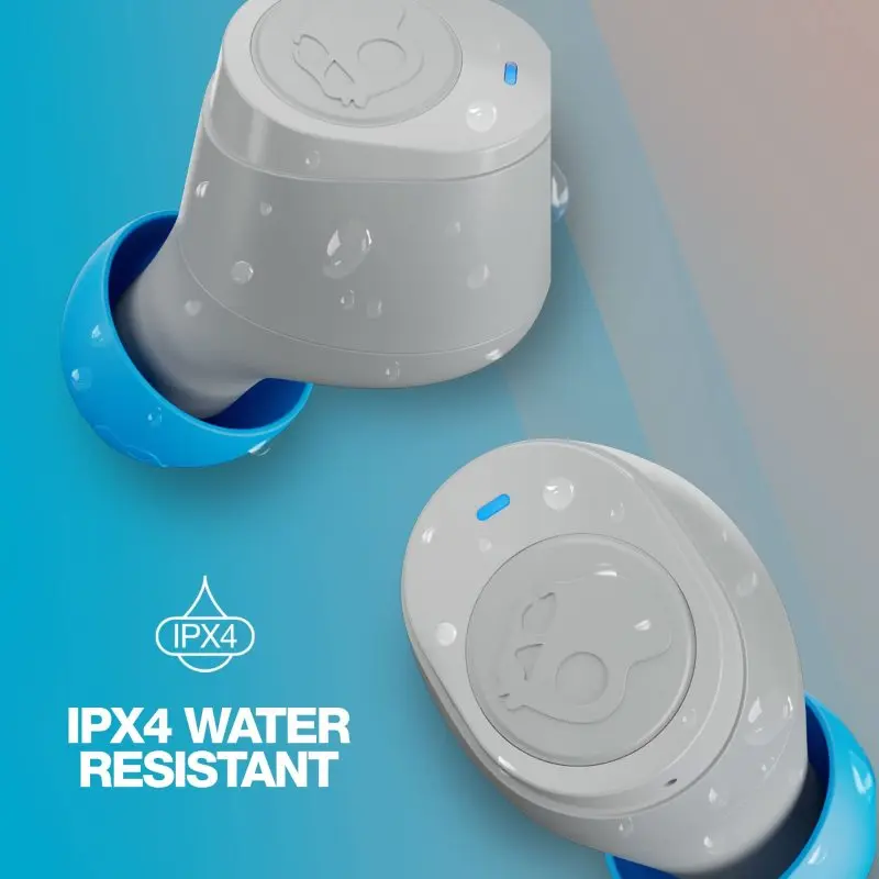 Original Skullcandy S1JTW-P948 Wireless Headphones IPX4 Waterproof Earphones Bluetooth 5.2 33 Hours Battery Built-in Tile™