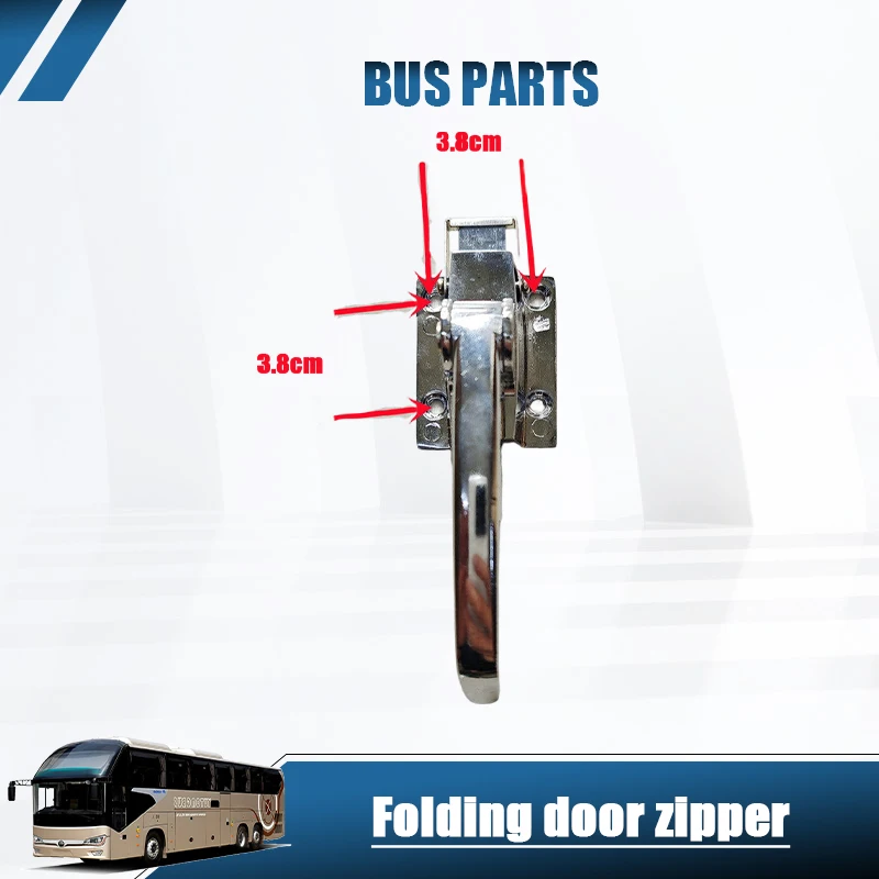 NUEVO Cerradura Interior Plegable para Puerta, Cerradura de Tirón para Puerta Plegable para Autobuses Higer, JAC, King Long, Ankai, Zhongtong