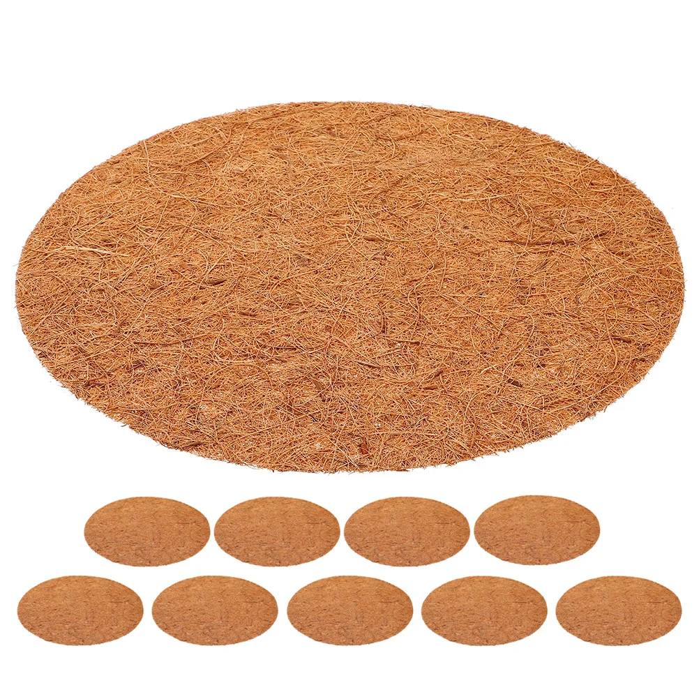

10Pcs Pigeon Nest Mat Coconut Fiber Natural Durable Lightweight Reusable Lovely Supplies Thicken Pigeon Nest Mat