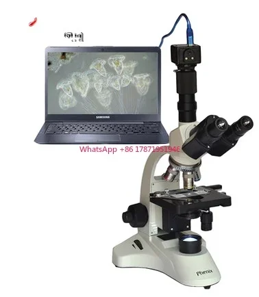 PH50-3A43L-A Light School Educational Medical Research LED Light Digital Trinocular Medical Biological Microscope