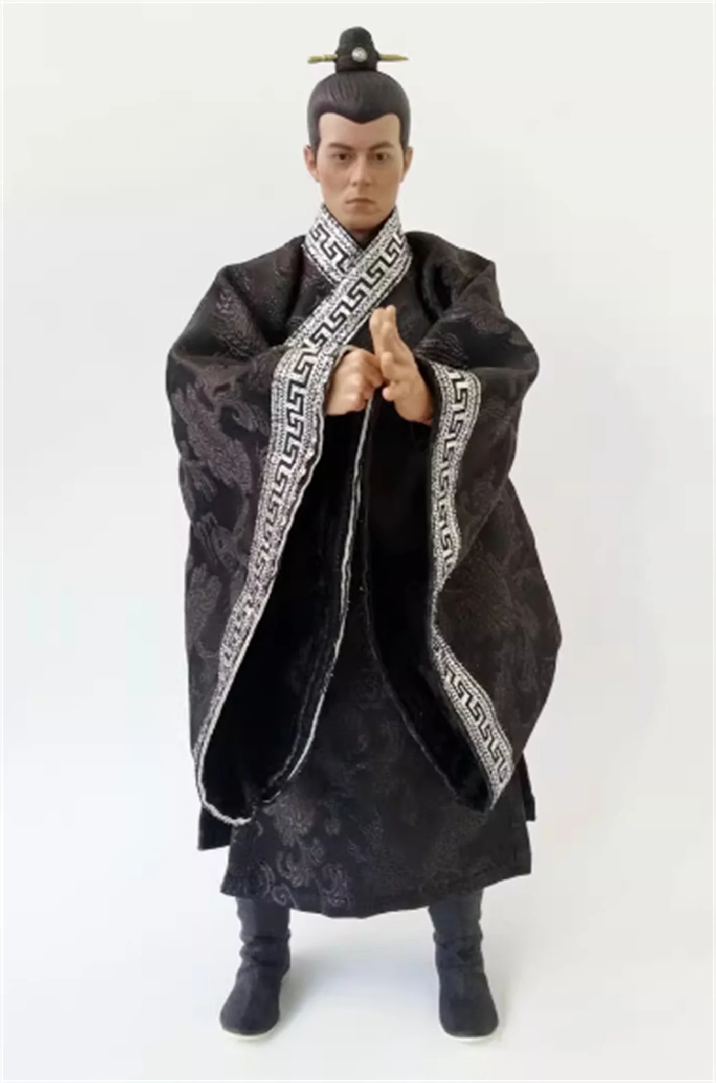 1/6 Male Suit Dragon  Clothes Ancient soldiers Loose sleeved robes Shirt Long outfit For 12