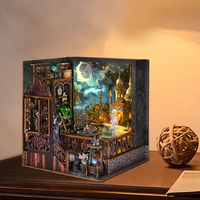 Wooden Miniature Doll House DIY Small House Kit Handmade 3D Puzzle Assembly Model Building Room Bedroom With Furniture Dollhouse