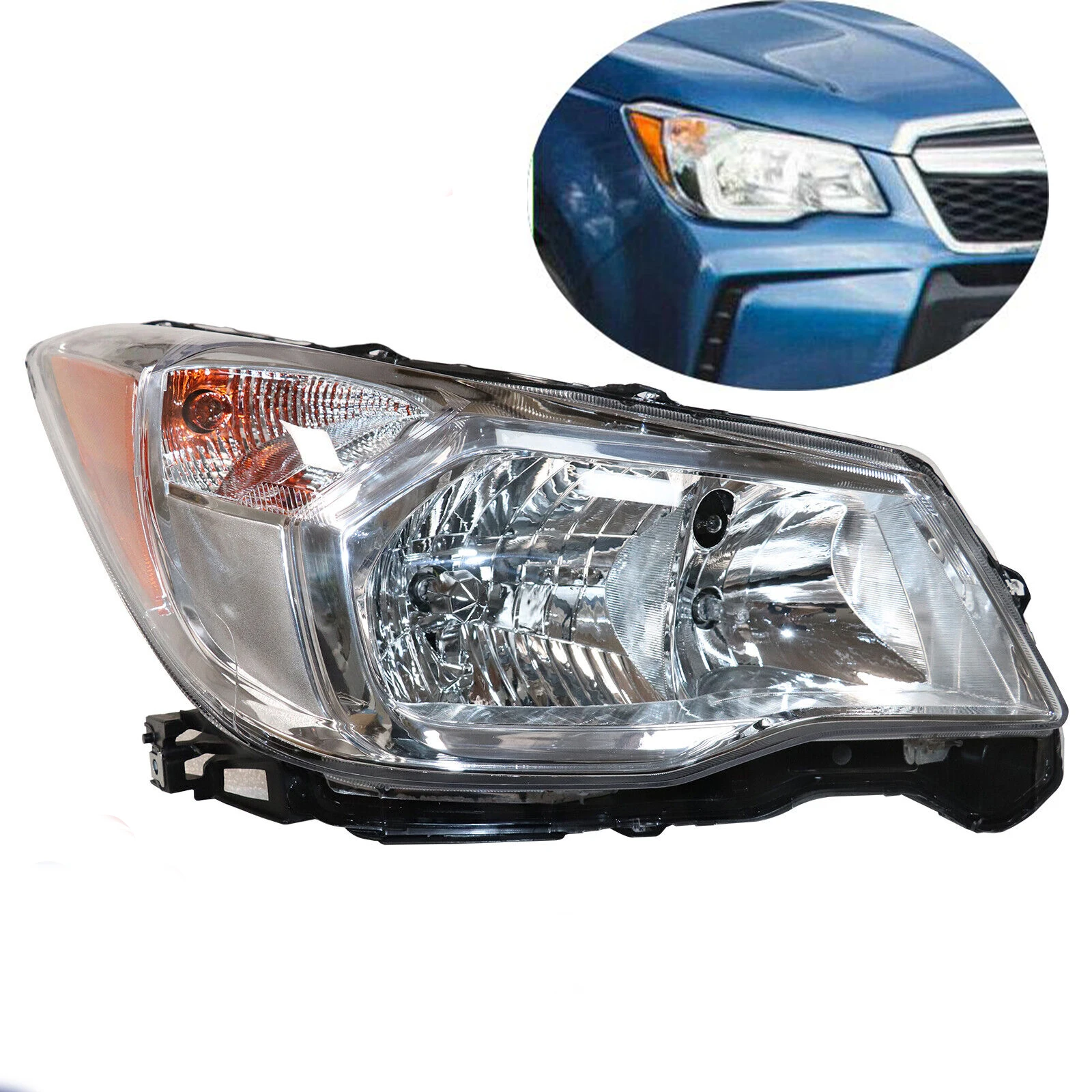 

For Forester Subaru 2014-2016 RH Passenger Side Right Headlamp Halogen Headlight