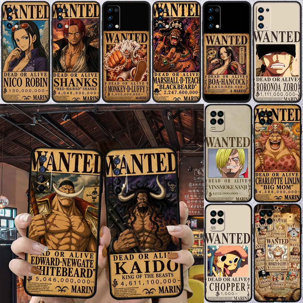 EY26 One Piece Wanted Phone Case for Samsung Galaxy Note 10 20 S23 S24 S25 Ultra FE Plus Edge Lite A02S A35 A07 A17