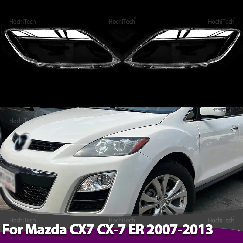 

For Mazda CX7 CX-7 2007-2013 2009 2010 2011 2012 Car Headlight Cover Lampshade HeadLamp Clear Lens Cover Bright Shell Cover