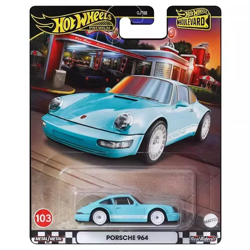 Hot Wheels Premium Boulevard Miniatures Cars Hoteelws Model Car Hotweheels 1/64 Hotwheels Toys Model Scale Honda Civic Case W