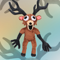 Hot 38cm 99 Nights Cartoon In The Forest Deer Plush Toys Cotton Stuffed Doll Anime Animal for Kids Birthday Gift Halloween Gifts