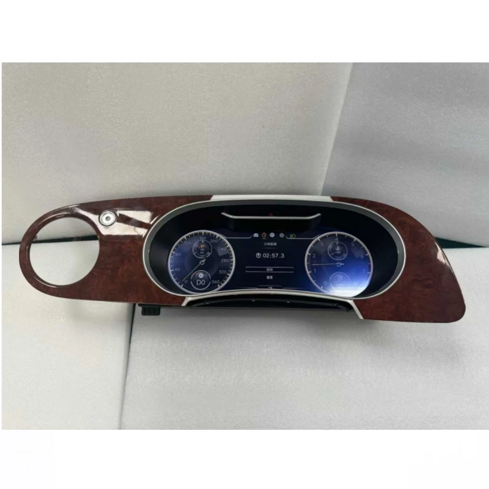 Car LCD Instrument Android For Bentley Bentayga Flying Spur Continental GT 2005-2019 GPS Radio Cluster Dashboard Speedometer