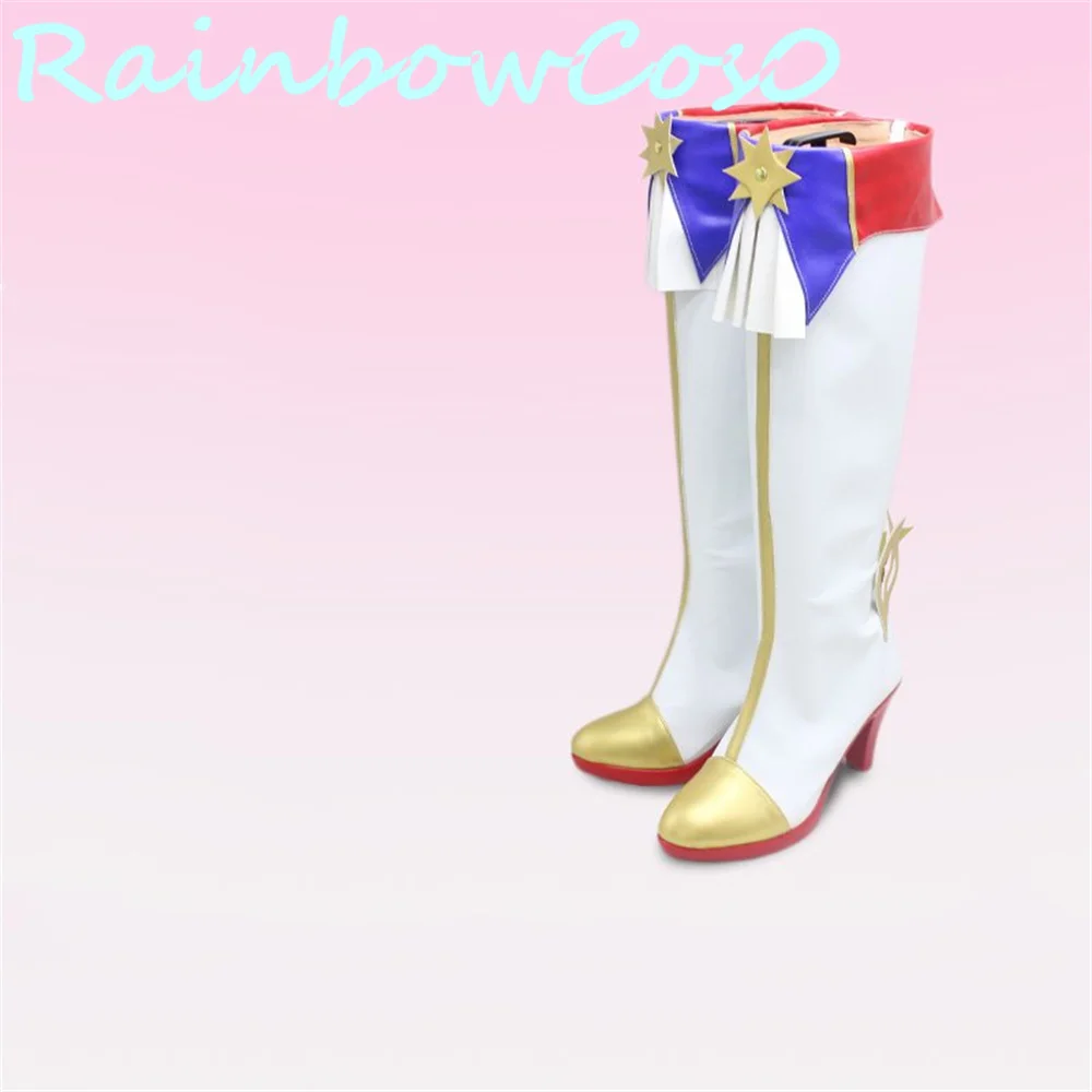 Pretty Cure Precure Cosplay Shoes Boots Game Anime Halloween Christmas RainbowCos0 W2923