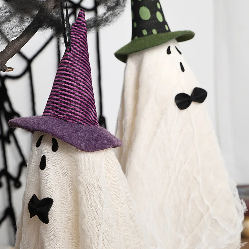 Halloween Decorations Scary White Witch Ghost Hanging Ghost Festival Party Decoration Props