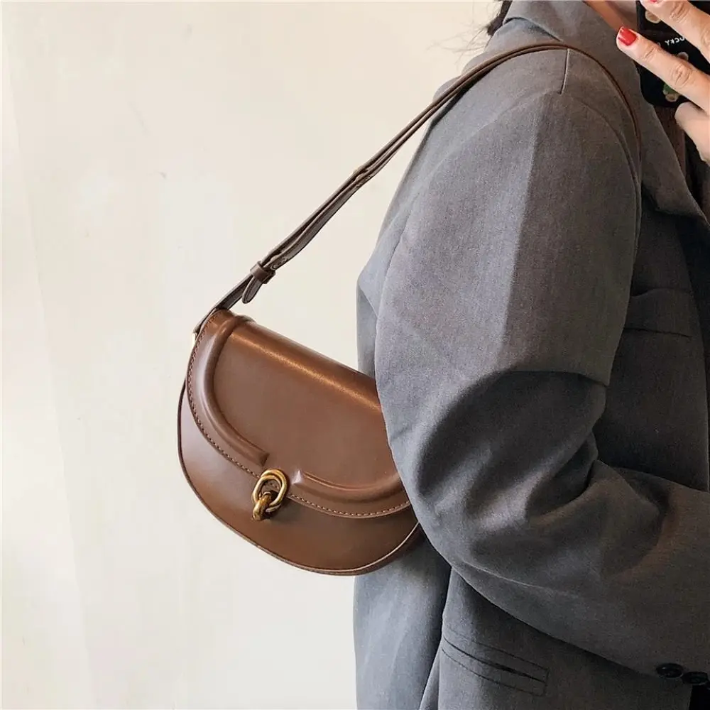 Modna torebka podsiodłowa osobowościowa torebka pod pachami torebka w stylu koreańskim torba Crossbody torba na ramię ze skóry PU podróż