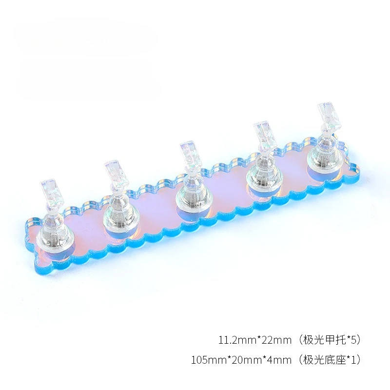 Kit profesional para decoración de uñas: juego de pinceles de 8 piezas + paleta de resina y soporte para uñas duradero, herramientas de manicura DIY de grado de salón ‌