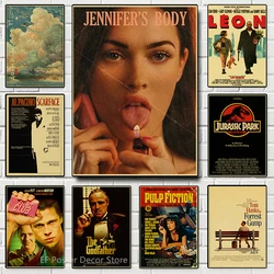 Classic Film Poster Prints Vintage Home Room Art Wall Decor Jennifer's Body/Jaws/Leon Movie Theater Painting Nostalgic Printings