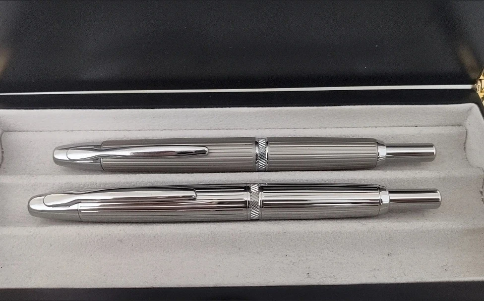 Majohn A1 Press Fountain Pen Fish Scale Pattern EF/F Nibs Writing Ink Pens For Business Office School Pens Gift Supplies
