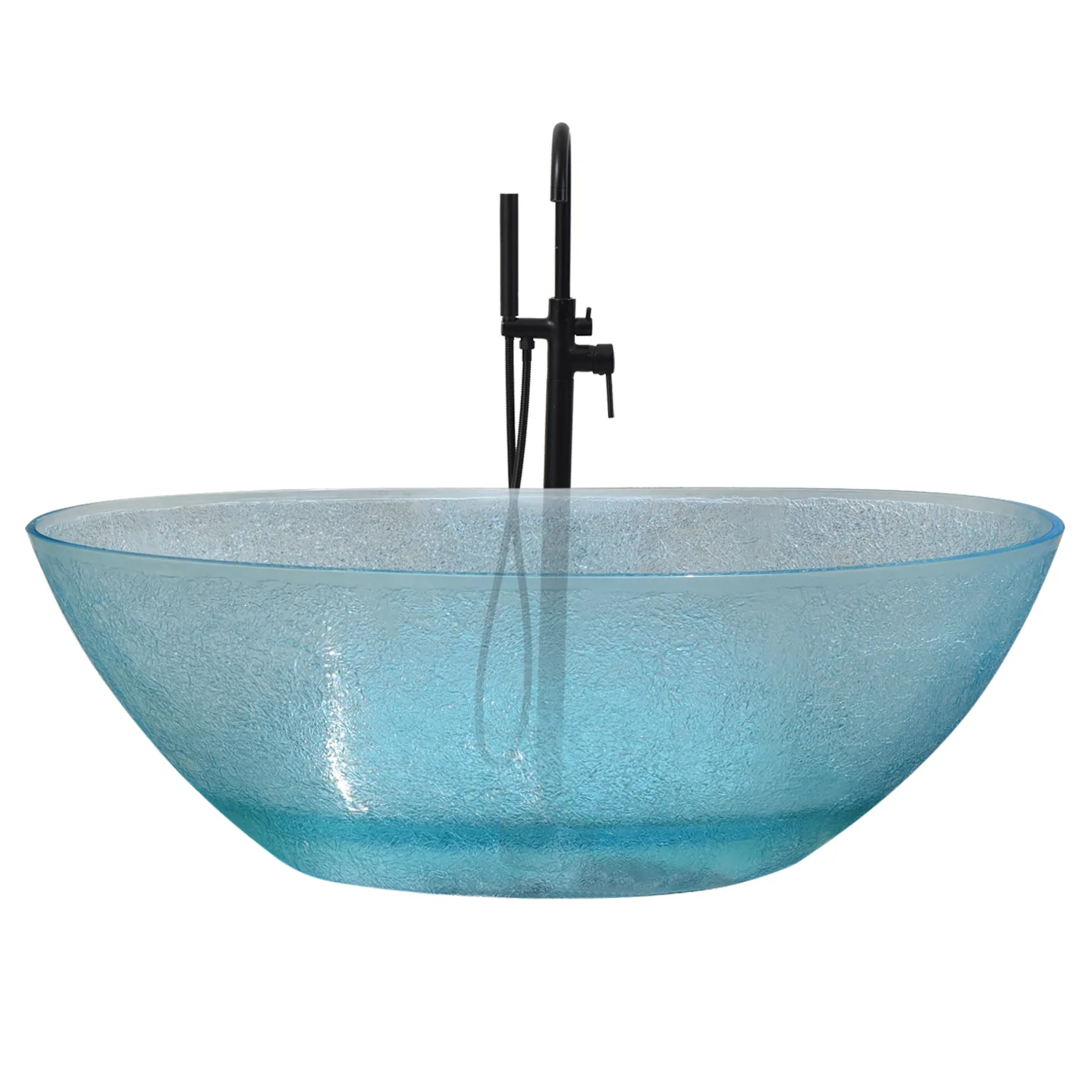 

Ice Crack Transparent Color Crystal Resin Bathtub Home Engineering Hotel Internet Celebrity Homestay Villa 1.4-1 M