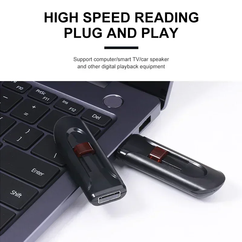 

10 PCS LOT Retractable Thumb USB 2.0 Pen Drive High Speed ​​128GB 64G Pen Drive Mini Plastic Memory Stick Creative Gift U Disk