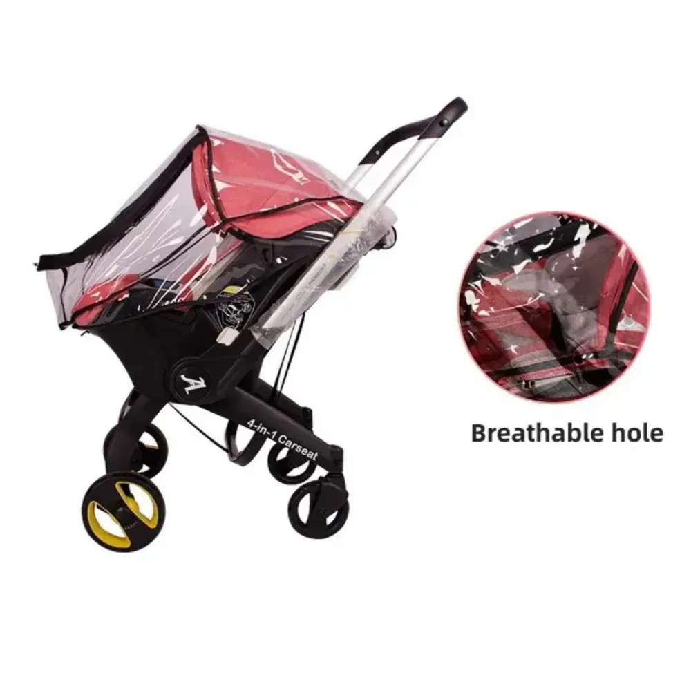 Safety Seat Baby Carriage Multi-function stroller baby 4 in 1 Customized Pram Windproof Shell Baby Safety Seat Rain Cover