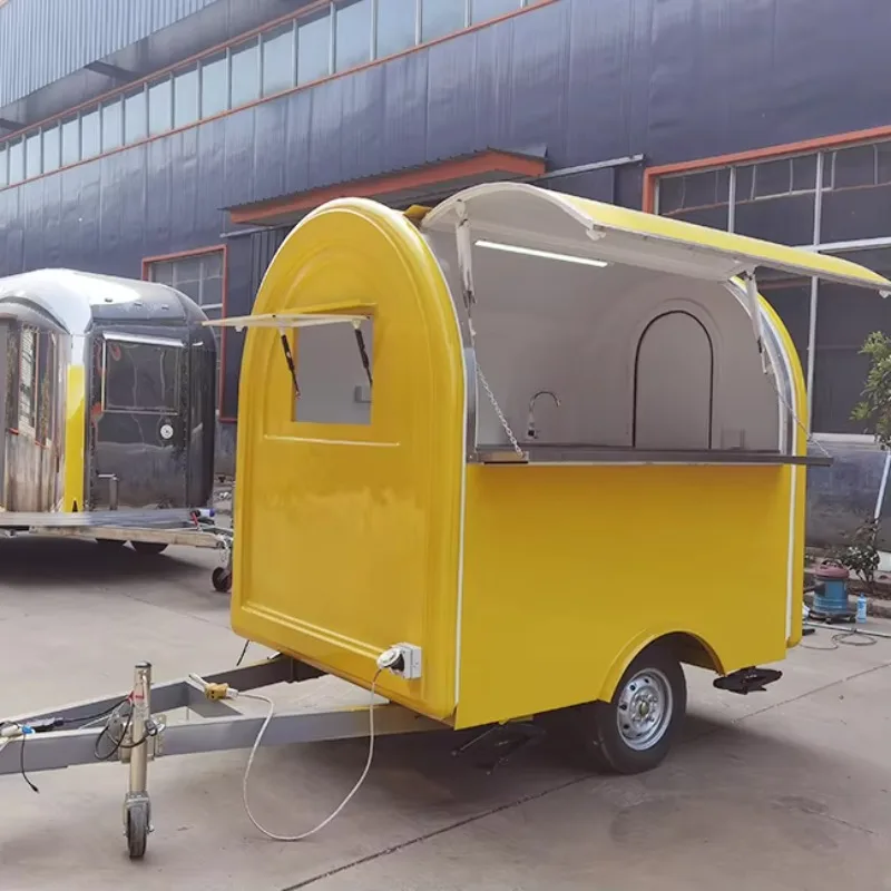 Full Customizable Food Trailer Commercial Kitchen on Wheels for Catering Service and Outdoor Events Easy To Tow Affordable Price