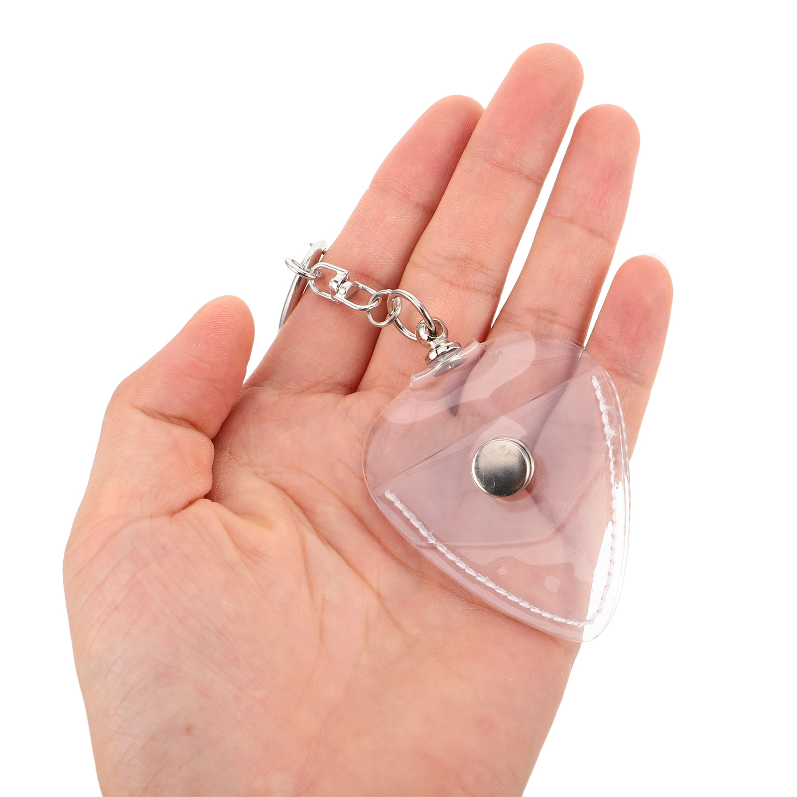 

Guitar Pick Storage Bag Keychain Picks Holding Pendant Necklace Holder Case Portable