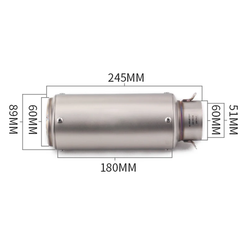 العالمي للدراجات النارية الانزلاق على العادم الأنابيب مع DB القاتل ، الهروب موتو SC الأنابيب ، 51 مللي متر ، 60 مللي متر ، هوندا ، ياماها ، سوزوكي ، كاواساكي ، بينيلي