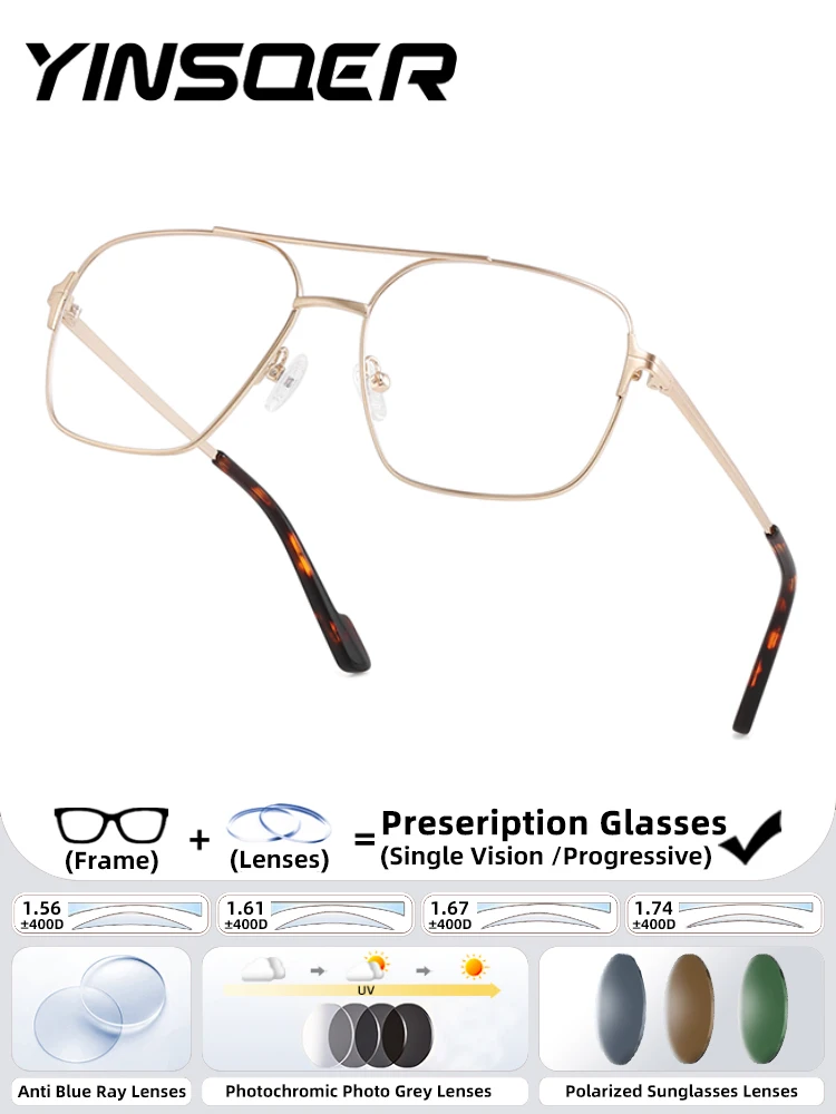 

Progressive Glasses for Man Optical Glasses with Recipe Women's Eyeglass Frames Luxury Sunglasses Man Photochromic UV400 Eyewear