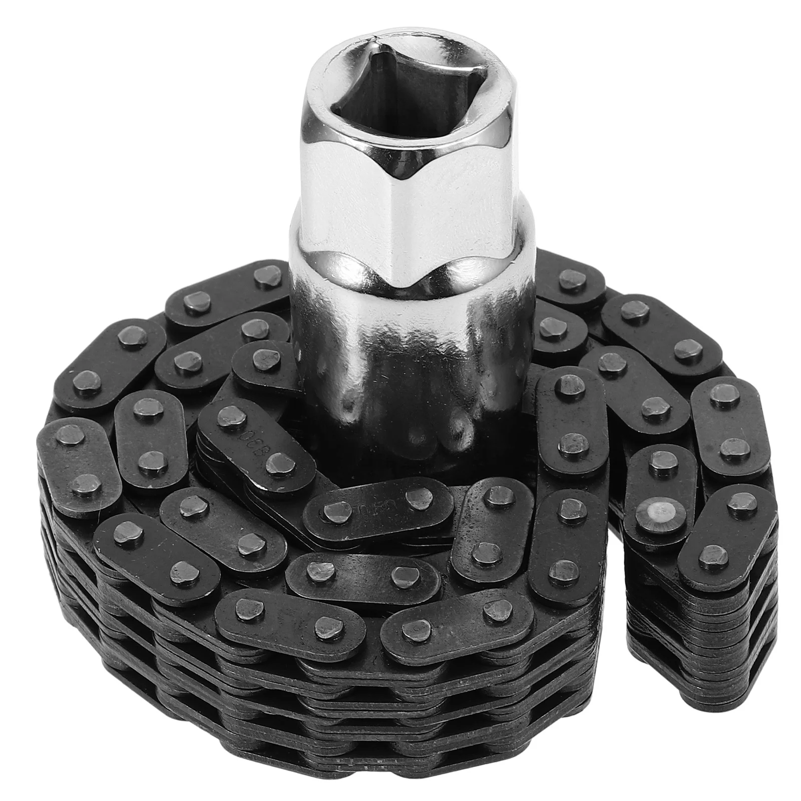 

Oil Filter Chain Wrench Adjustable Heavy Duty Plumbing Wrench For Fuel Filter Removal Engine Repair Tool