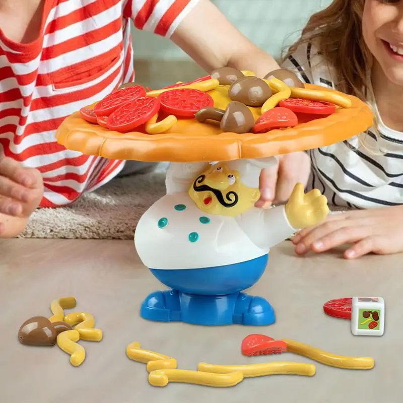 Childrens Toys Stacking Balancing Pizza Desktop Board Game Balance Kids Pile-Up Parent-child