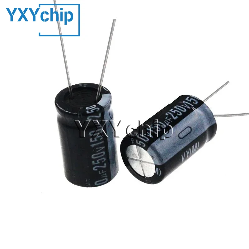 250V 1mF 2.2mF 3.3mF 4.7mF 6.8mF 10mF 22mF 33mF 47mF 68mF 100mF 150mF 220mF 330mF 470mF Electrolytic Capacitor