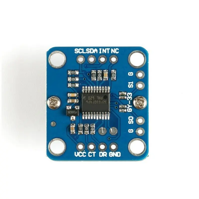 

A13E-GY-33 Color Recognition Sensor Module TCS34725 10Hz RGB Output 0-255, For TCS230 TCS3200, Color Sensing Board