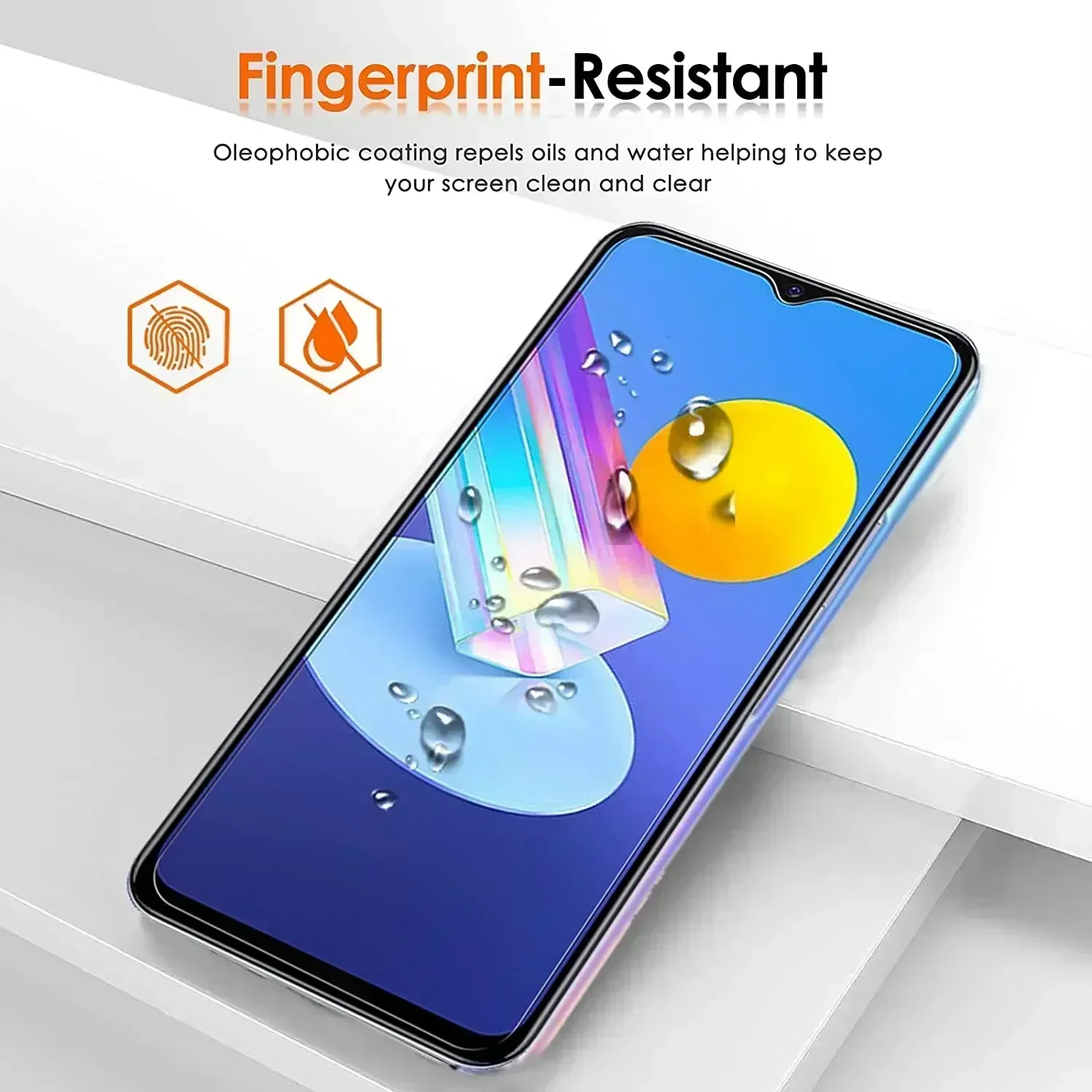 ฟิล์มกระจกนิรภัย2/4ชิ้นสำหรับฟิล์มกระจกป้องกันหน้าจอ Y22s Y22 VIVO