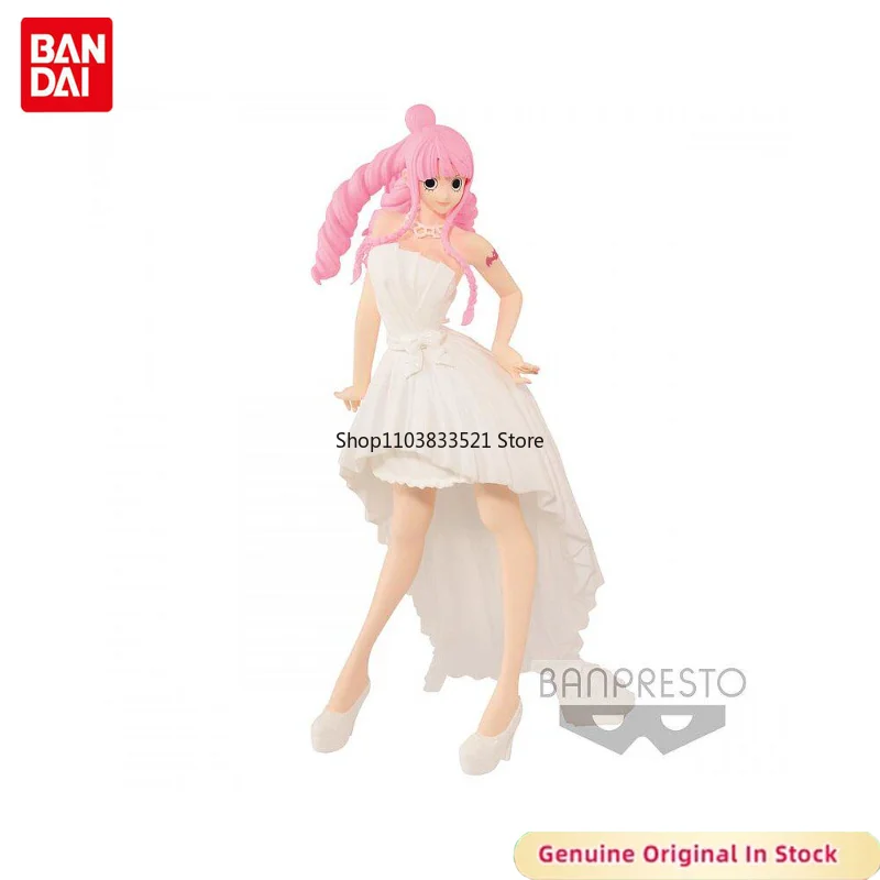 

Bandai Original Anime ONE PIECE LADY EDGE：WEDDING-Perona - A Normal Color Character Action Model Desktop Ornaments