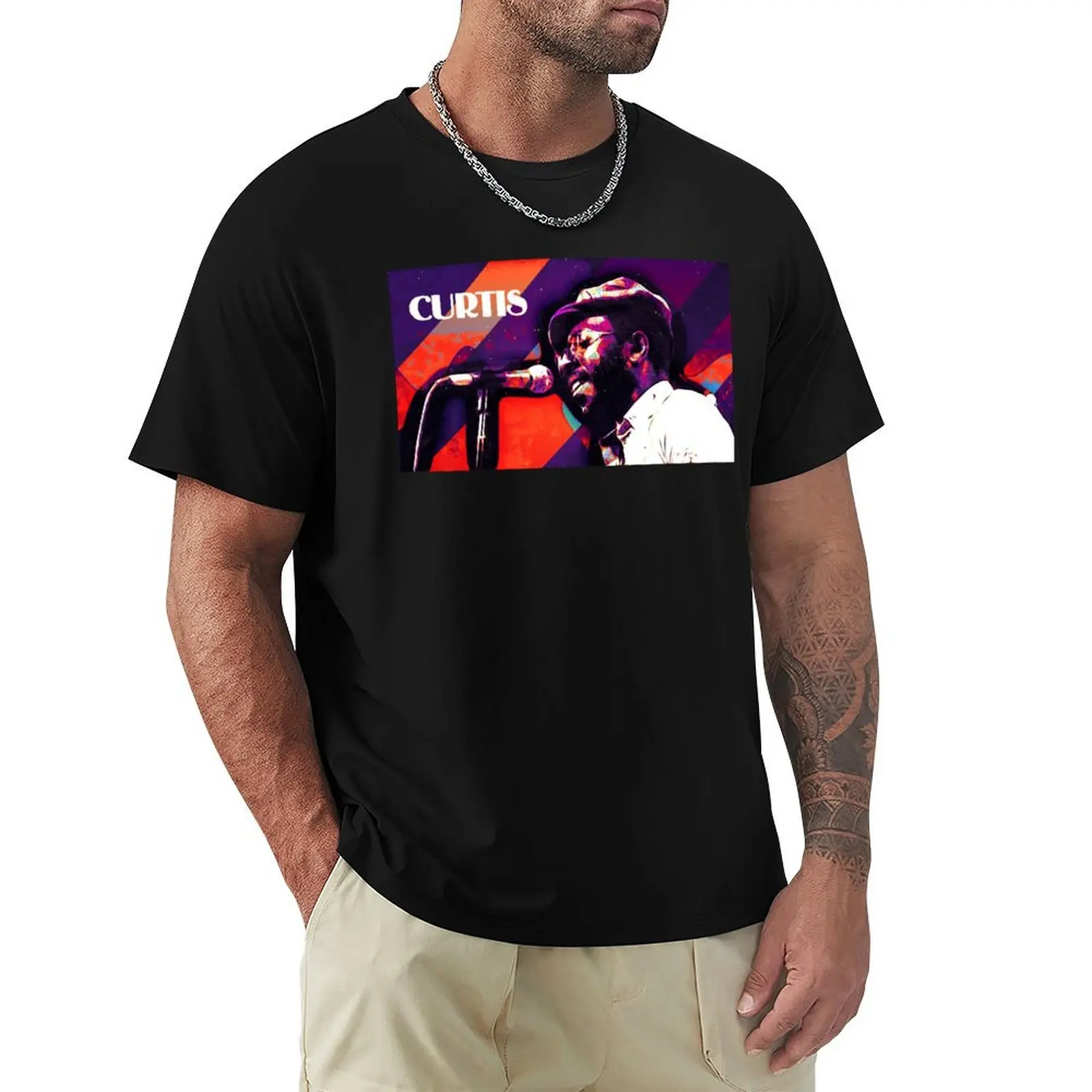 Curtis Mayfield - Superfly Soul Funk T-Shirt man t shirts graphic T-Shirt