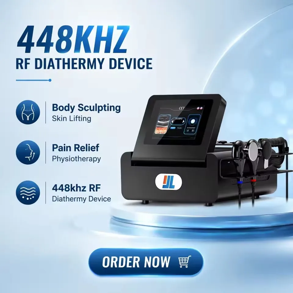 Body Slimming 448khz Tecar Cet Ret Diathermy Machine Body Pain Relief Smart Tecar Physiotherapy Equipments in China
